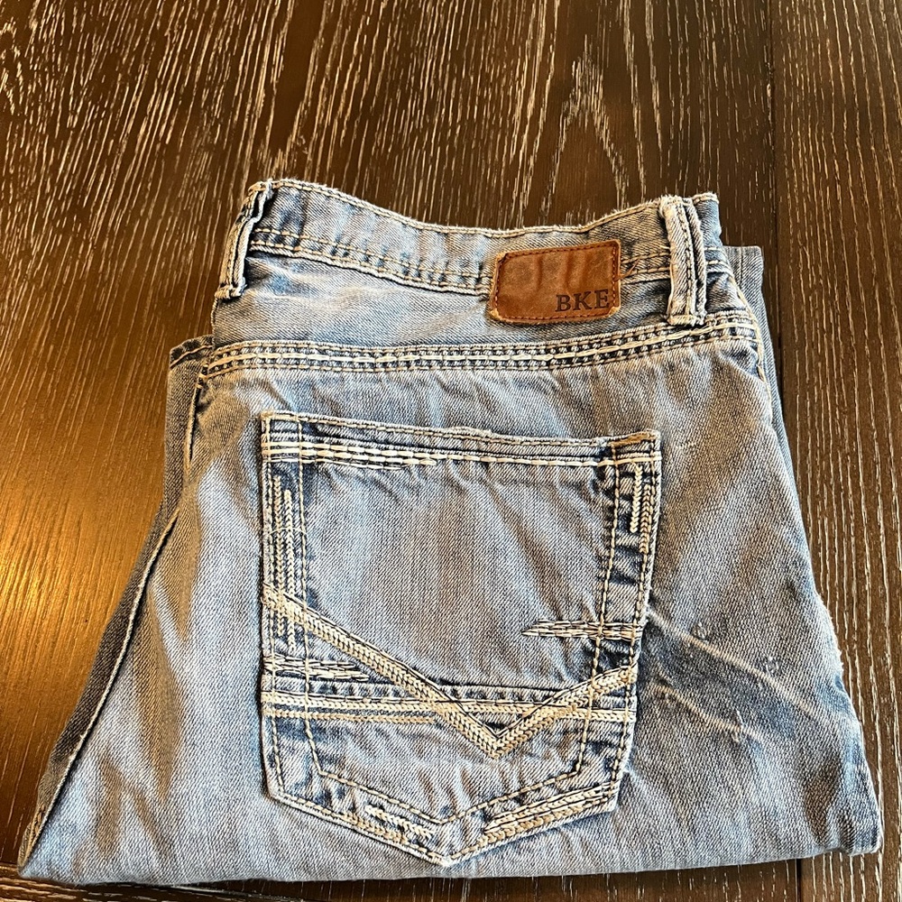 BKE Denim Tyler Straight Stretch Jean - Size 36L